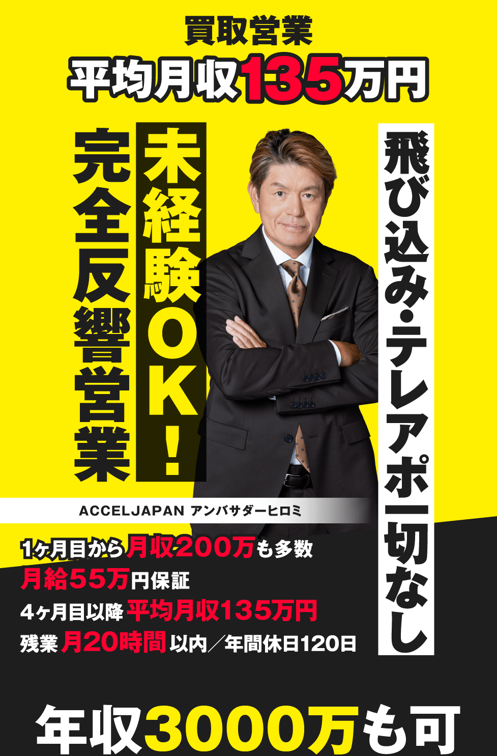 飛び込み・テレアポ一切なし/未経験OK!/完全反響営業