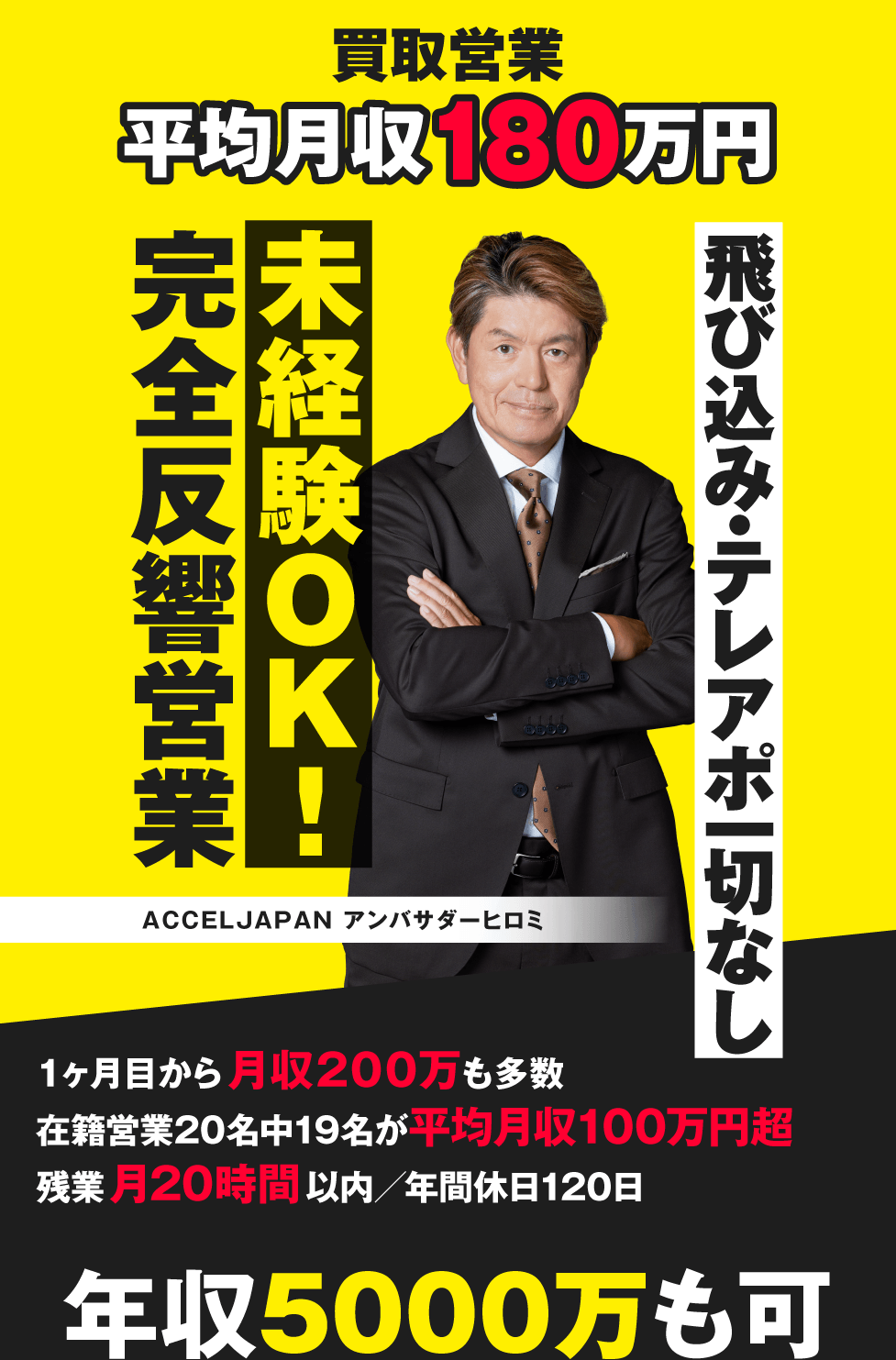 飛び込み・テレアポ一切なし/未経験OK！/完全反響営業